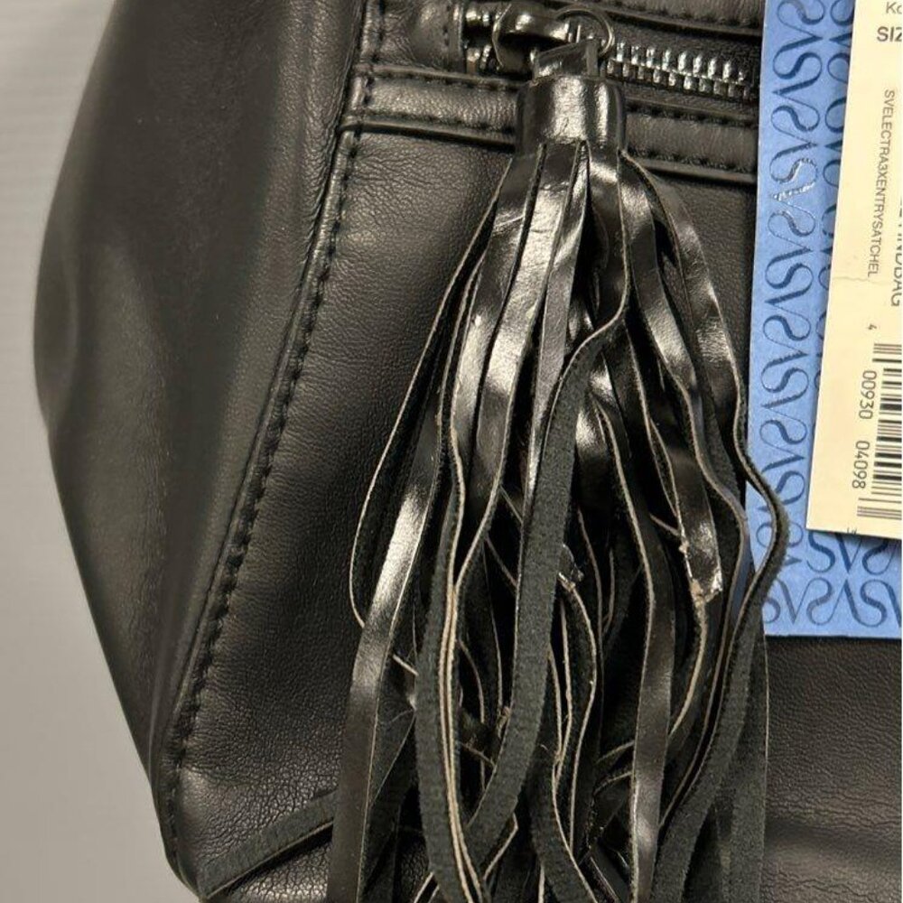 NWT Simply Vera Vera Wang Entry Satchel Black Mermaid - Picture 3 of 13